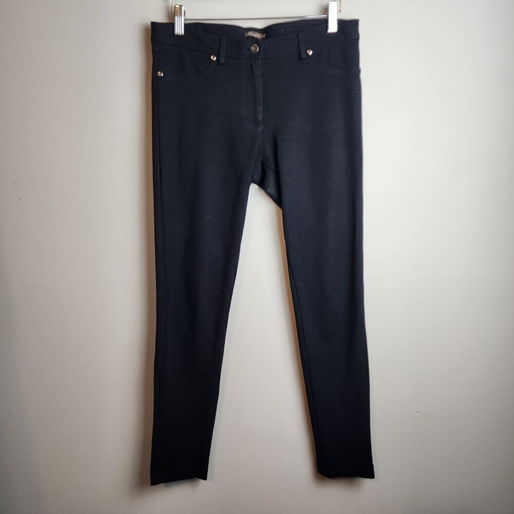 J.McLaughlin black pants sz 4 Low Rise Stretchy Work School